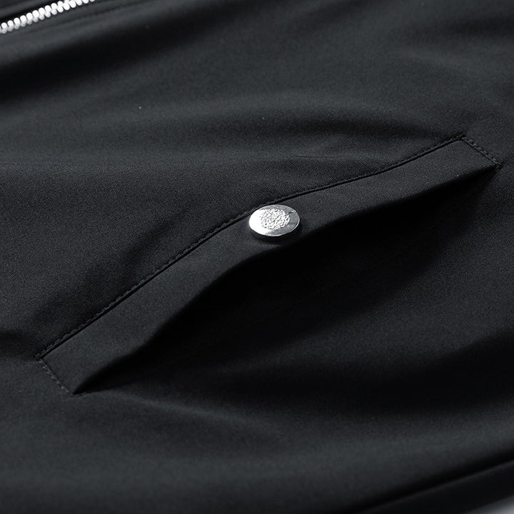 Men's Fashion Bomber Jacket with High Collar Mune Fashion