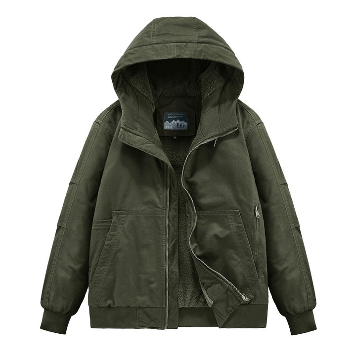 Men's Technical Bomber Jacket with Hood Mune Fashion