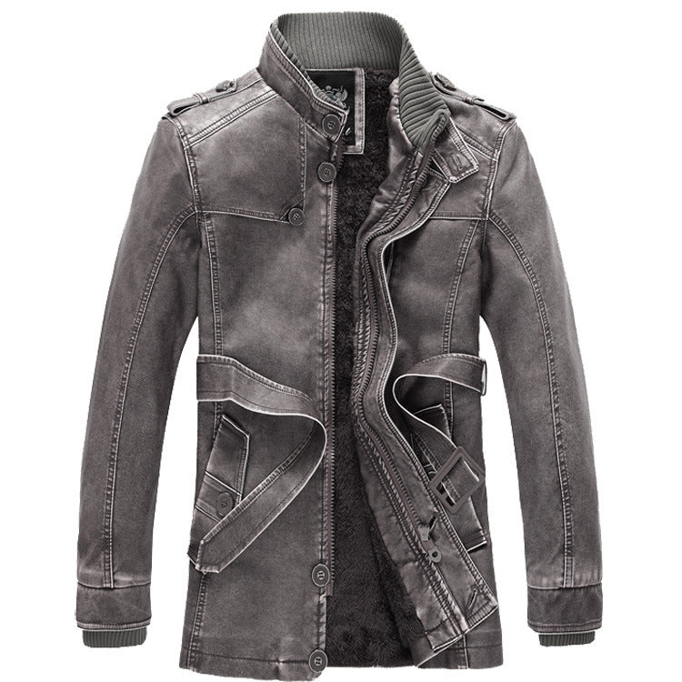 Men's utility parka with teddy lining and stand-up collar Mune Fashion