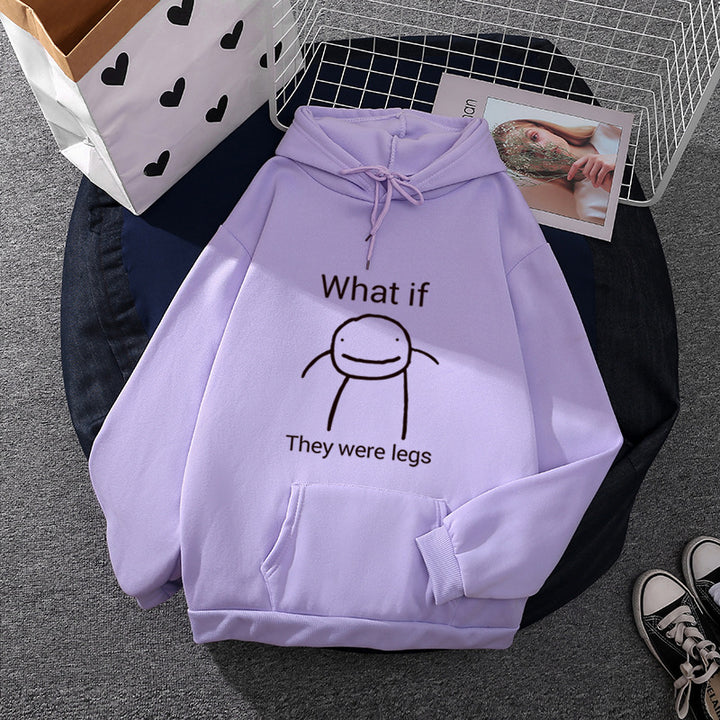 Women’s hoodie with minimalist graphic, loose oversized fit and kangaroo pocket Mune Fashion