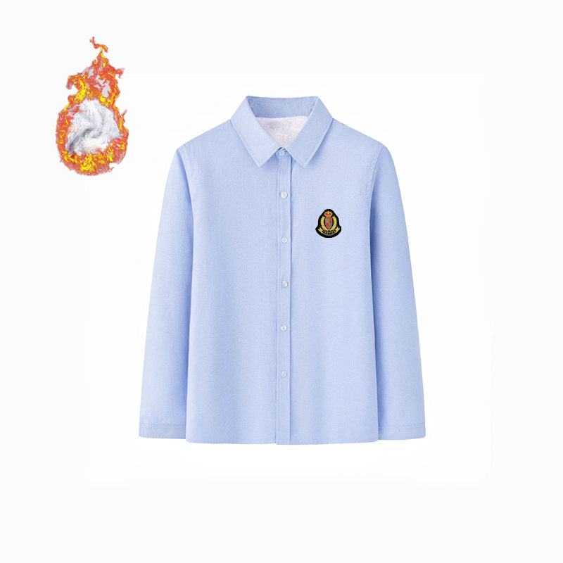 Ladies Elegant Long Sleeve Shirt with Soft Inner Side Mune Fashion