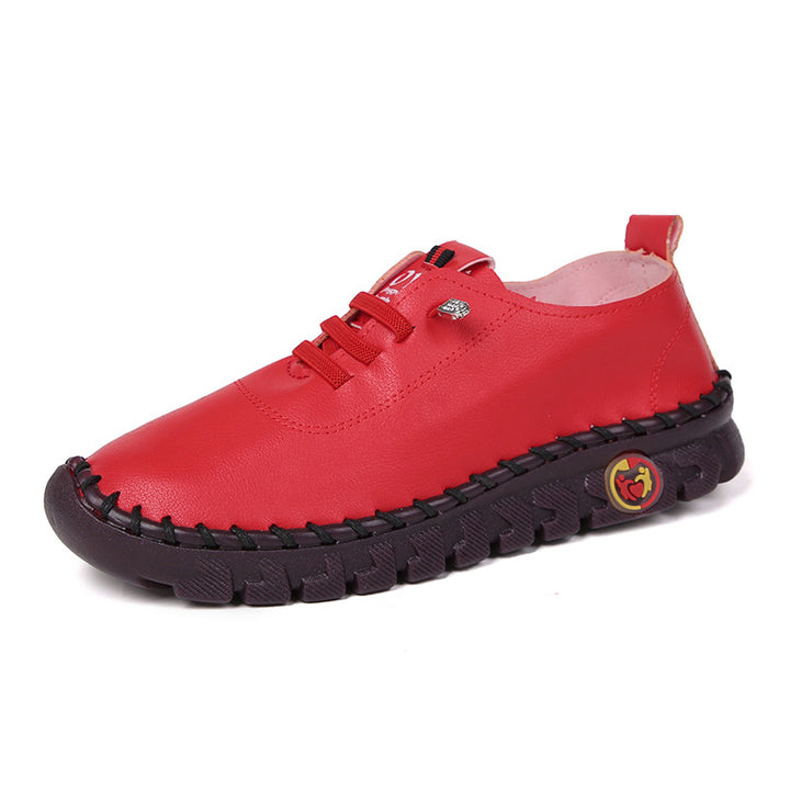 Women's lightweight casual sneakers with hand-stitched welt seam, elastic lacing system and profiled rubber sole Mune Fashion
