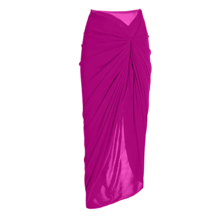 Women's swimsuit with asymmetrical ruffle design Mune Fashion