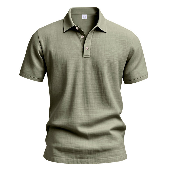 Men's nano lightweight structured polo with kent collar and concealed button placket Mune Fashion