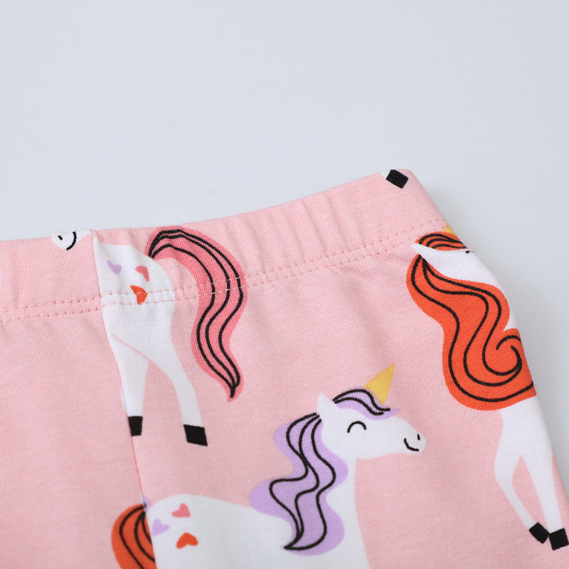 Girls leggings with cute unicorn designs Mune Fashion