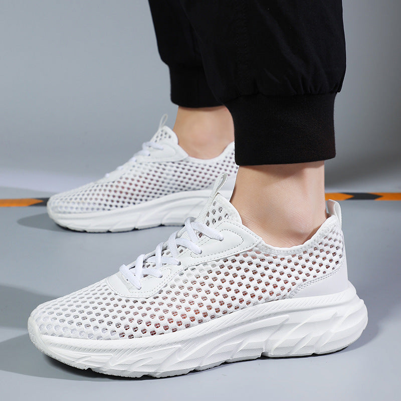 Unisex nan breathable sports shoe with airy mesh fabric and shock-absorbing sole Mune Fashion