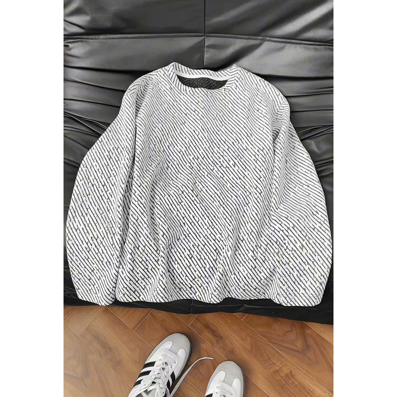 Women's Stylish Sweatshirt with Textured Design Mune Fashion