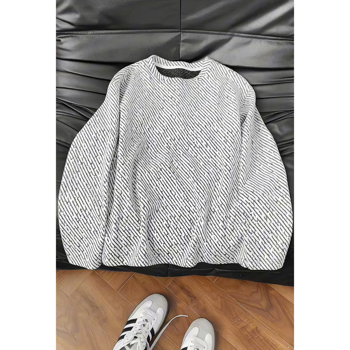 Women's Stylish Sweatshirt with Textured Design Mune Fashion