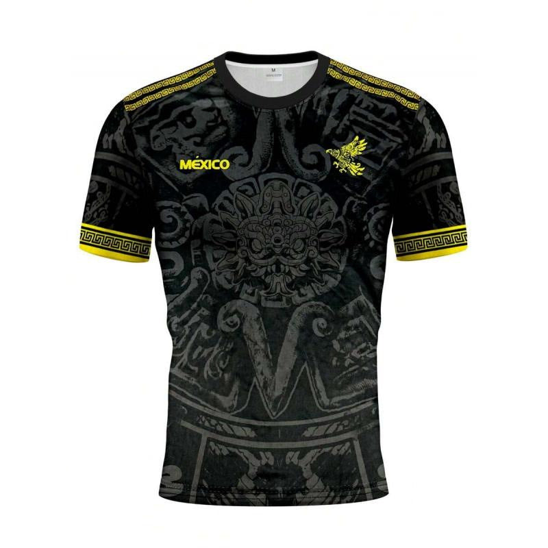 Unisex stylish soccer jersey with Aztec motif and breathable functional polyester Mune Fashion