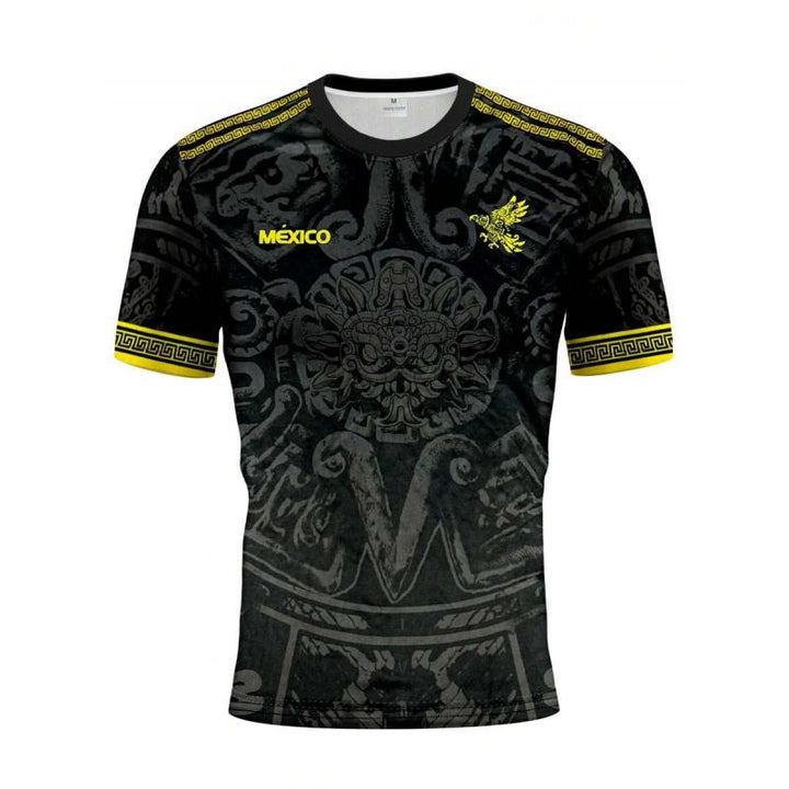 Unisex stylish soccer jersey with Aztec motif and breathable functional polyester Mune Fashion
