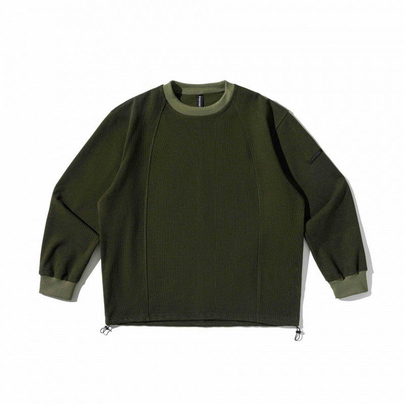 Unisex Structured Oversize Sweatshirt with Drawstring Hem and Raglan Sleeves Mune Fashion