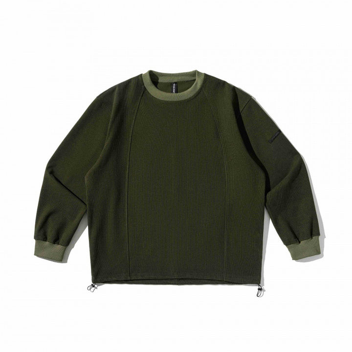 Unisex Structured Oversize Sweatshirt with Drawstring Hem and Raglan Sleeves Mune Fashion