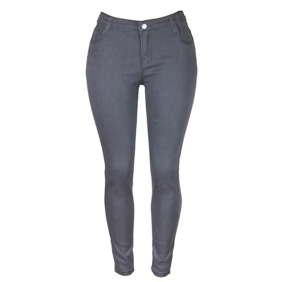 Women high-waisted Sculpt-Skinny jeans with shaping stretch waistband and classic five-pocket cut Mune Fashion