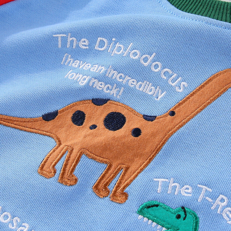 Boys sweatshirt with funny dinosaur design Mune Fashion