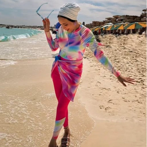 Women's Stylish Beachwear Set with Wrap Design Mune Fashion