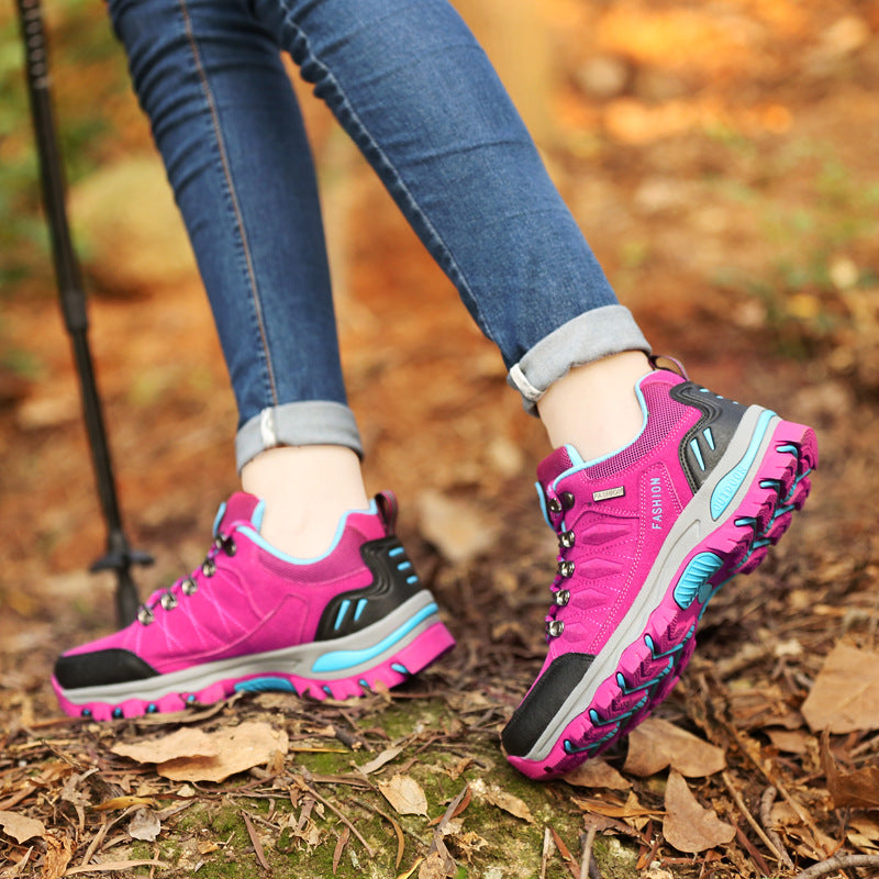 Women Robust Trekking Half Shoe with Profiled Outdoor Grip and Padded Comfort Lining Mune Fashion