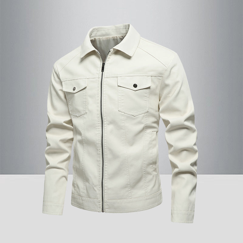 Men's Stylish Summer Jacket in Biker Style Mune Fashion