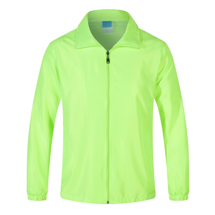 Men's Lightweight Windbreaker with Mesh Lining, Stand Collar & Elastic Hem Mune Fashion