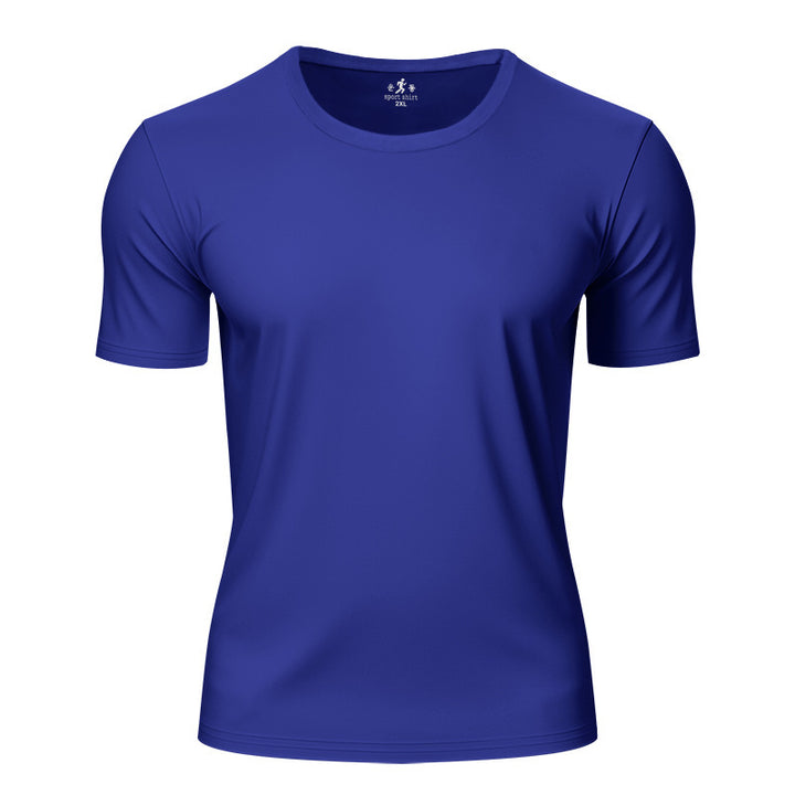 Men's lightweight short sleeve functional shirt with round neck, quick-drying stretch fabric and flat seams Mune Fashion