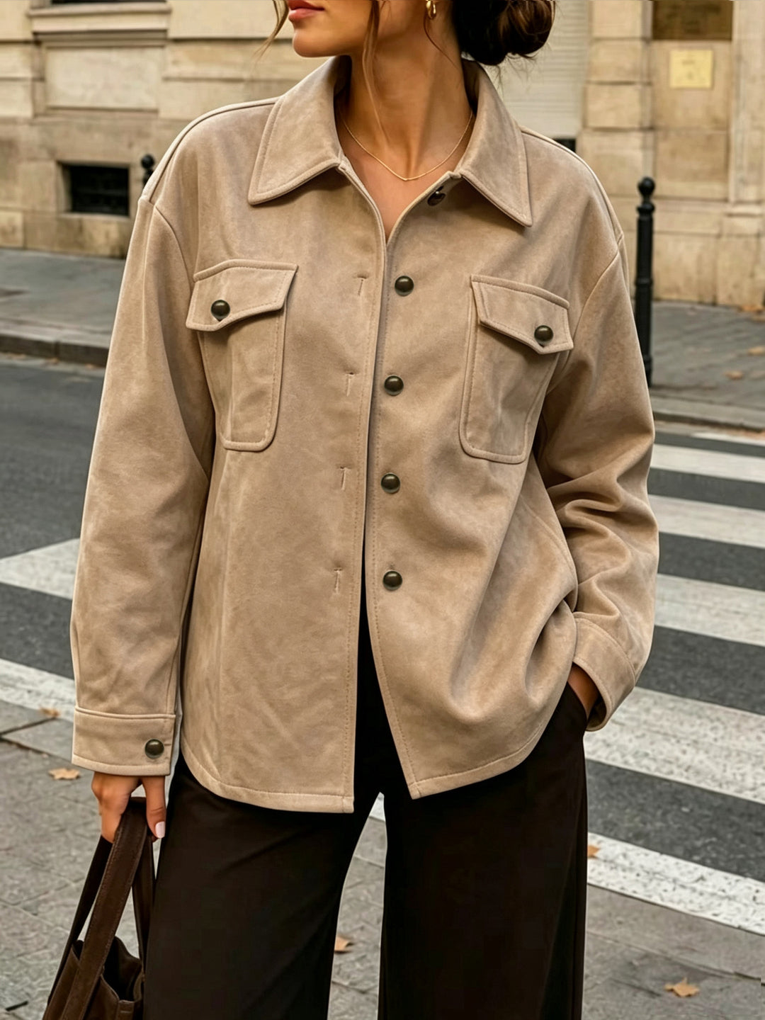 Ladies Urban Overshirt Mune Fashion
