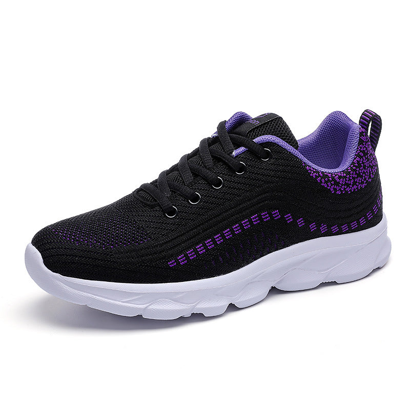 Women's nan ultra-light comfort walking sneakers for everyday and leisure with seamless knitted upper material, responsive air cushion midsole, and padded heel collar Mune Fashion