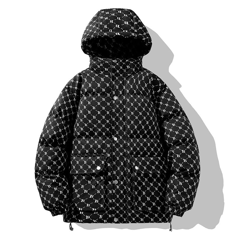Men's padded parka with thermal insulation water-repellent surface & multifunctional pockets Mune Fashion