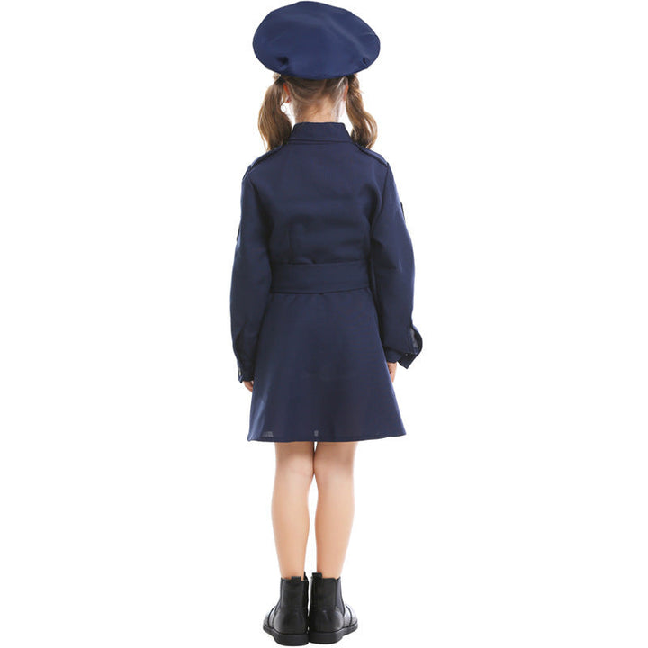 Women's Police Costume with Skirt and Cap Mune Fashion