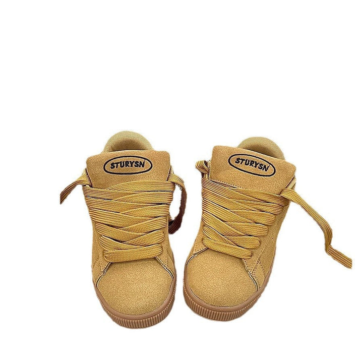 Women's sneakers made of high-quality suede with comfortable lacing system Mune Fashion