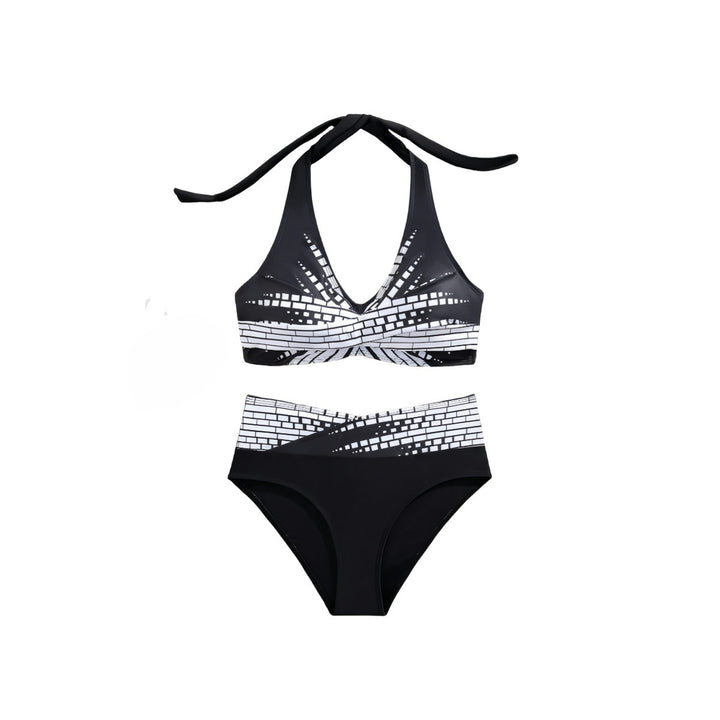 Ladies Bikini Set with exquisite check pattern Mune Fashion