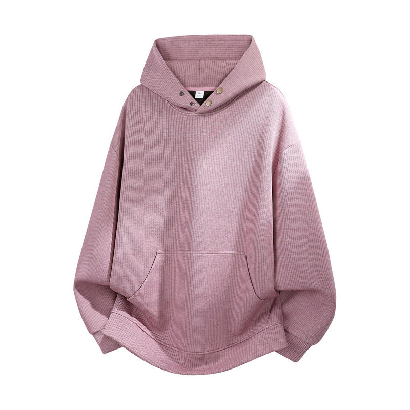 Unisex Oversize Hoodie with High Collar Trim & Kangaroo Pocket Mune Fashion