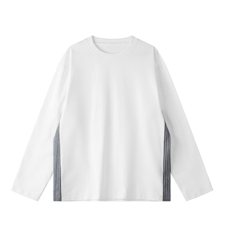 Unisex Oversize Sweatshirt with side stripe panels and round neck Mune Fashion