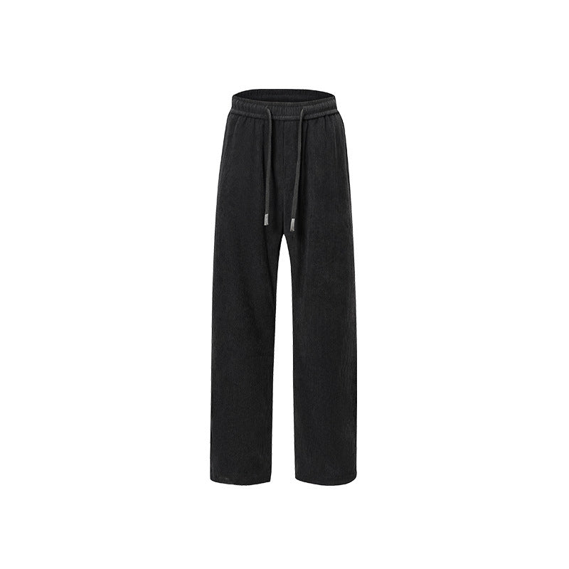 Damen Breit geschnittene Cordhose mit Tunnelzugbund und nachhaltigem Baumwollmix Mune Fashion