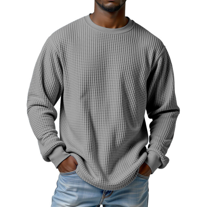 Men's Urban Pullover with Waffle Structure Mune Fashion