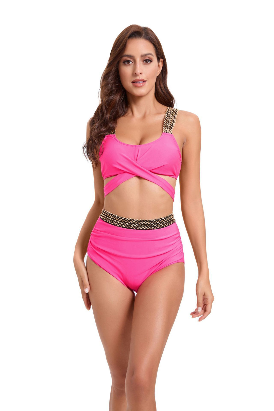 Women's Sporty Bikini Set with Sophisticated Wrap Design and Adjustable Straps Mune Fashion