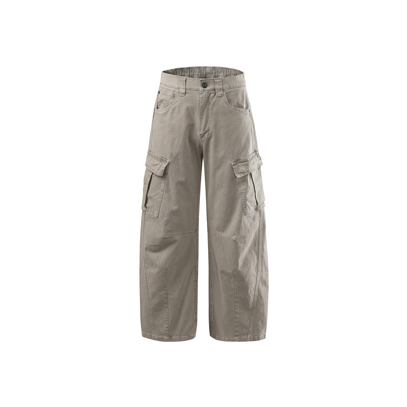 Damen Weite Baumwoll‑Cargo‑Culotte mit Multifachtaschen Mune Fashion