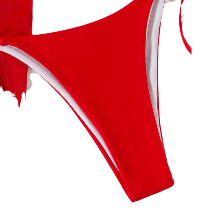 Women's Triangle Bikini with Wrap Skirt Mune Fashion