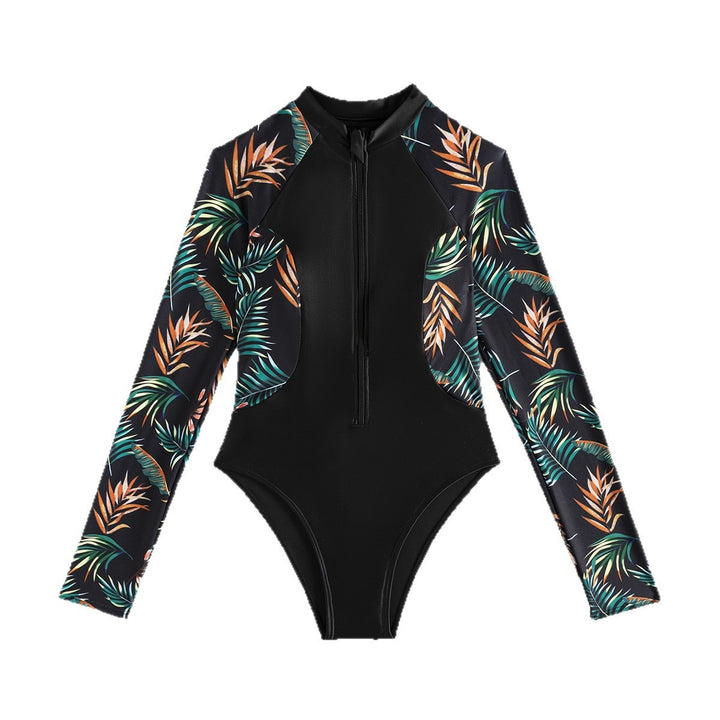 Women's Long Sleeve Neoprene Swimsuit Mune Fashion