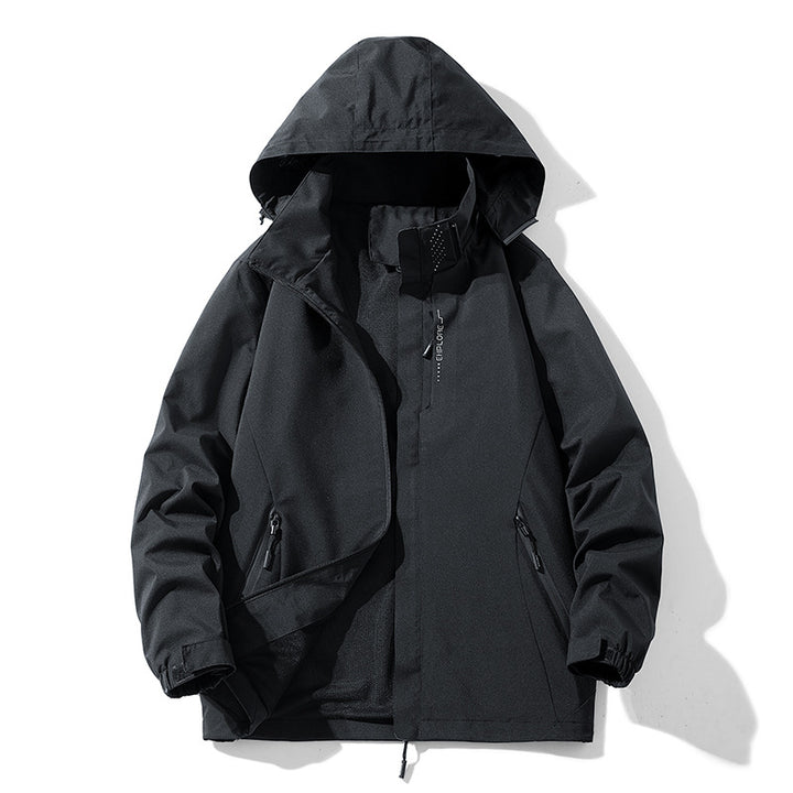 Women's waterproof outdoor jacket with breathable mesh lining, zippered pockets, and Velcro cuffs Mune Fashion