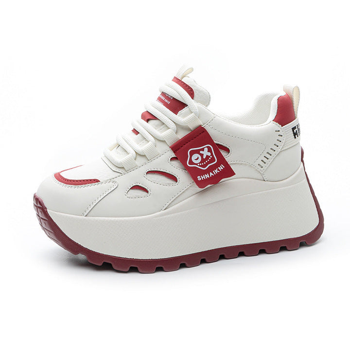 Women's sporty platform sneakers with modern design and flexible sole Mune Fashion
