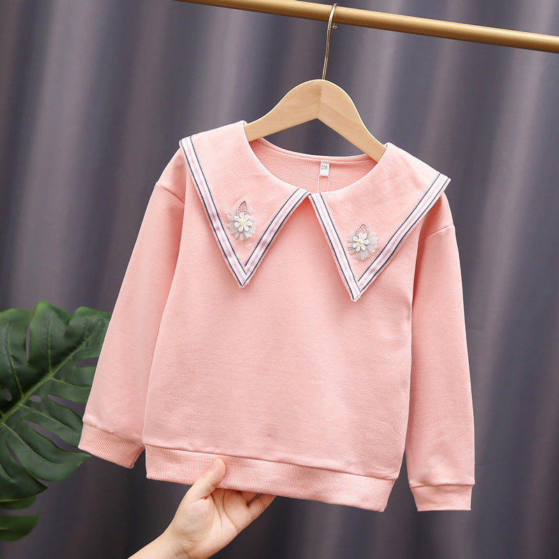 Women's sweatshirt with striking collar Mune Fashion
