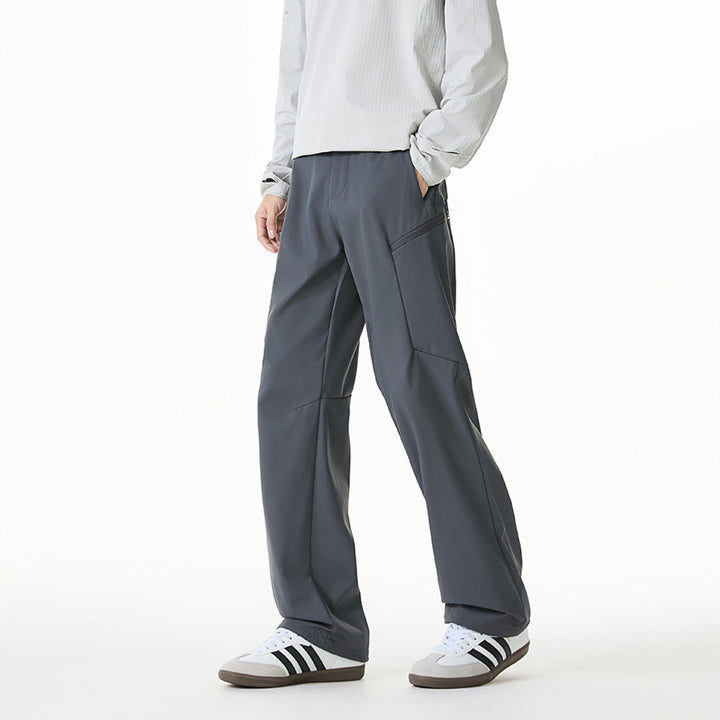 Herren Funktionale Cargo-Hose mit elastischem Bund und verstellbarem Saum Mune Fashion