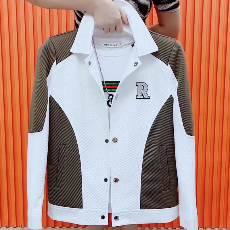 Men's Fashion Jacket with Pure Design Mune Fashion