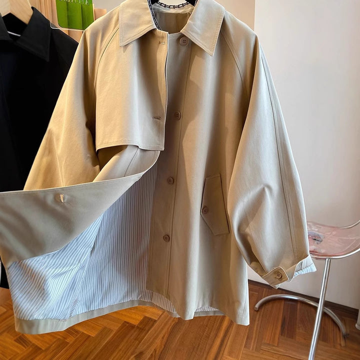 Women's Fashionable Transitional Jacket with Loose Fit Mune Fashion