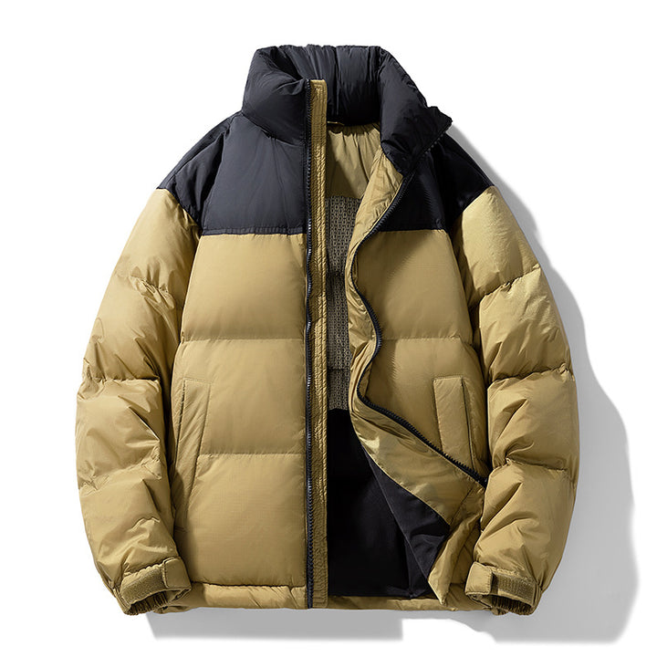 Men's padded jacket with high stand-up collar and thermal lining Mune Fashion