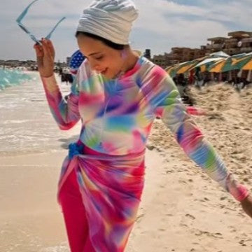 Women's Stylish Beachwear Set with Wrap Design Mune Fashion