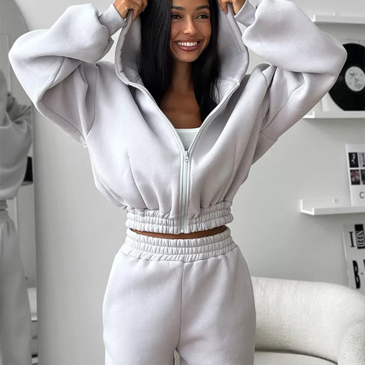 Women's Sporty Hoodie Overall Mune Fashion