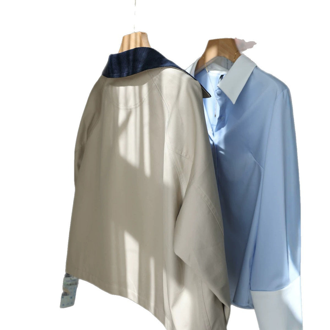 Ladies Elegant Trench Coat with Modern Details Mune Fashion