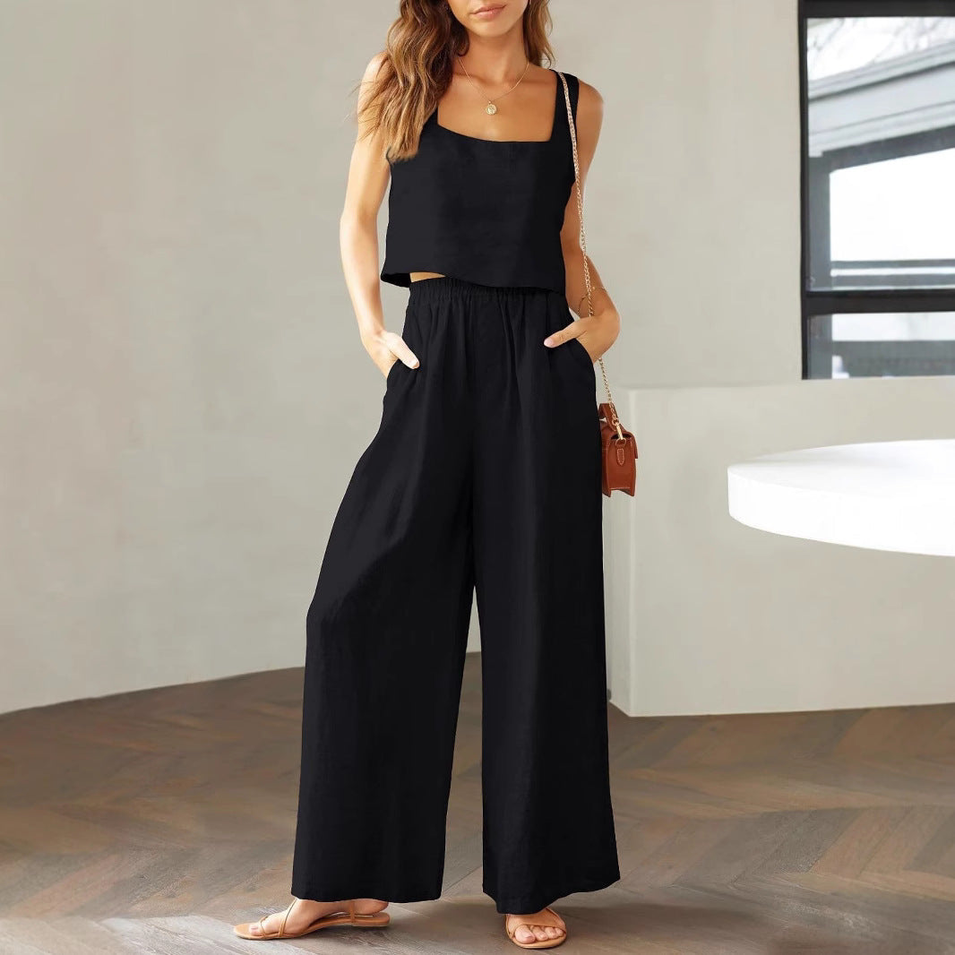 Women's airy two-piece ensemble with a loose fit Mune Fashion