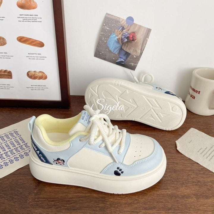 Women's trendy sneakers with playful animal motif and cushioned sole Mune Fashion