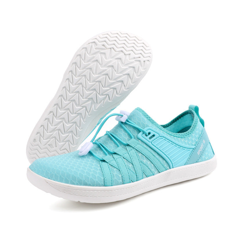 Unisex nan flacher city sneaker with quick-release closure, elastic knit upper and shock-absorbing lightweight sole Mune Fashion
